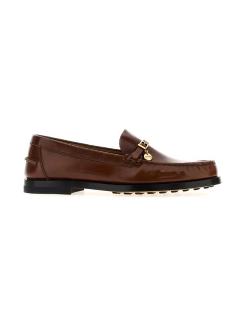 Tod's Caramel Leather Loafers