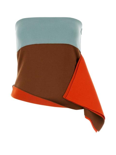 FENDI Fendi Women Multicolor Stretch Wool Blend Top