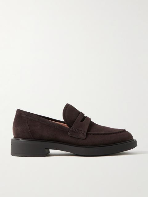 Gianvito Rossi Harris 20 Suede Loafers