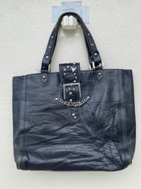 Jean Paul Gaultier Vintage Jean Paul Gaultier Studded Leather Buckle Tote Bag