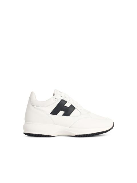 HOGAN Hogan 'HOGAN Interactive' White Leather Blend Sneakers