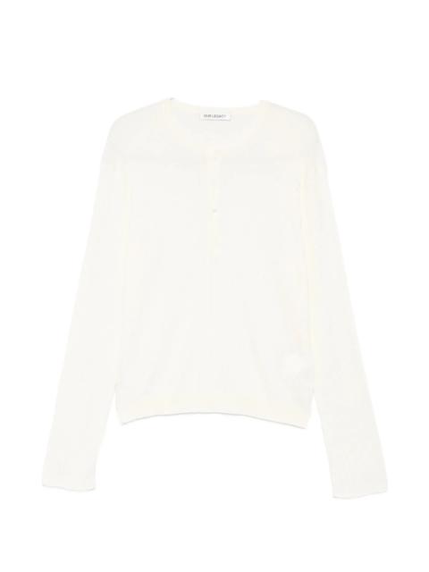 Our Legacy Our Legacy Ribbed-knit T-shirt