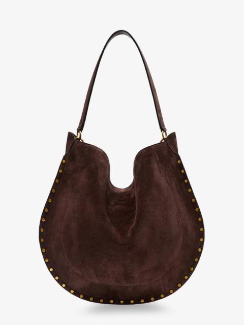 Isabel Marant Isabel Marant Oskan Hobo Suede Shoulder Bag Brown