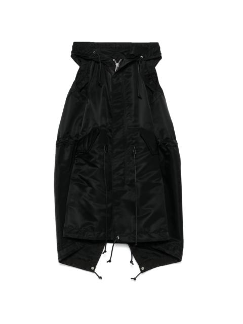hooded dress