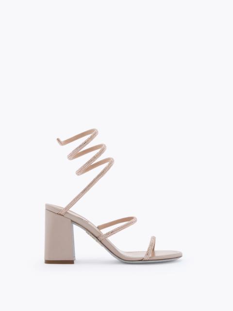 RENE CAOVILLA CLEO BLUSH PINK SANDAL 80