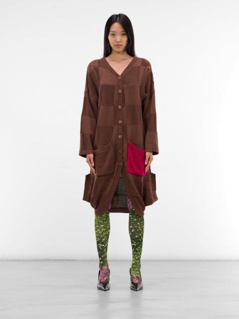 zomer Square Knit Cardigan Dress