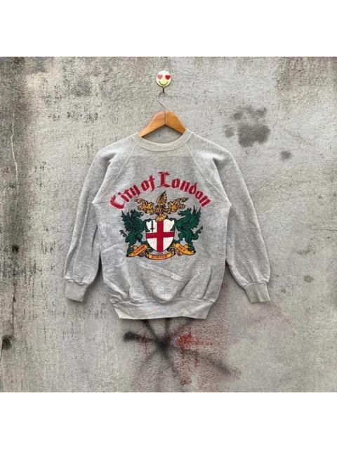 Other Designers Vintage 80s city of london sweatshirt pullover