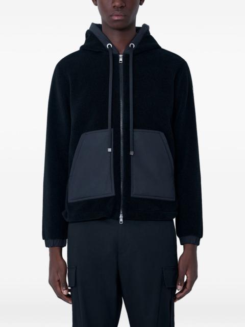 Moncler zip-up logo-detail hoodie