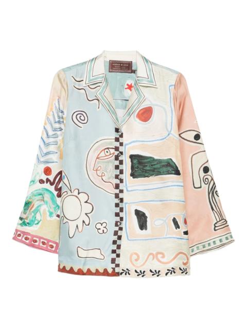 ALÉMAIS Michelle Silk Shirt