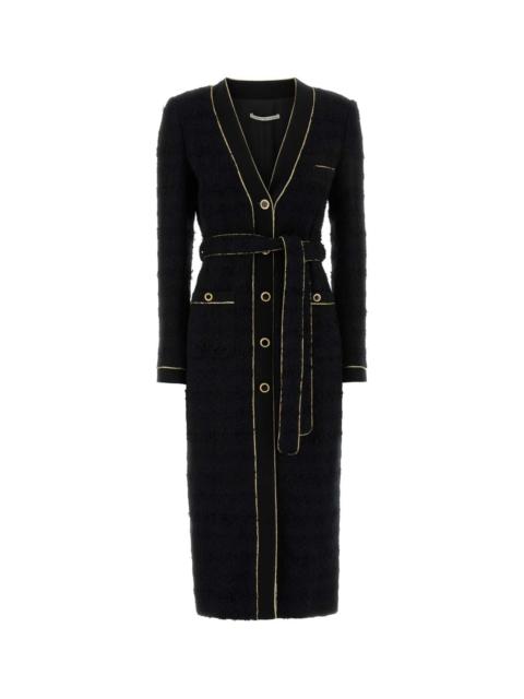 Alessandra Rich Alessandra Rich Women Black Boucle Coat