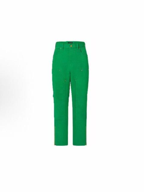 Louis Vuitton Louis Vuitton LV Green All-Over Monogram Cargo Pants