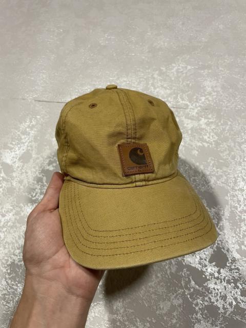Carhartt Vintage Carhartt Odessa Cap Hat Leather Logo
