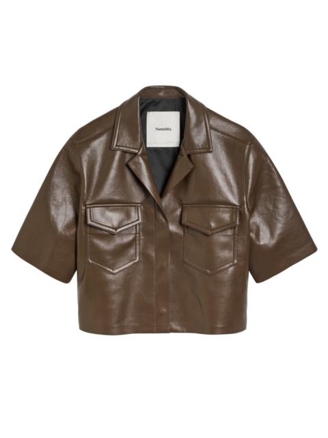 Nanushka Nanushka Maisie Faux Leather Shirt