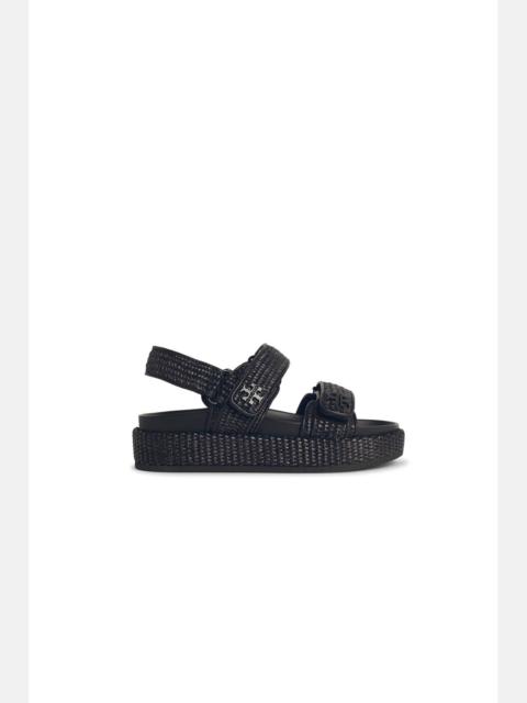 TORY BURCH Tory Burch KIRA Black Leather Sandals