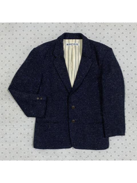 80’s Boneville Heringbone Tweed Coat Jacket