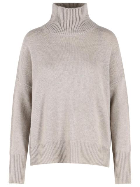 LISA YANG Lisa Yang 'Heidi' Beige Cashmere Turtleneck Sweater Women