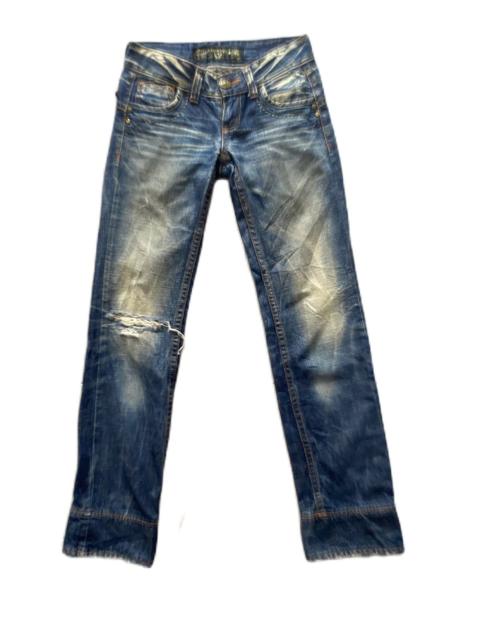 Other Designers If Six Was Nine × Japanese Brand × Le Grande Bleu (L.G.B.) - RED PEPPER SLIM TYPE JAPAN BRAND RIPPED DESIGN RARE STYLE