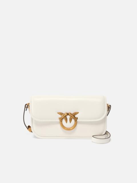 PINKO SMALL LOVE BAG BOX CROSSBODY BAG IN NAPPA LEATHER