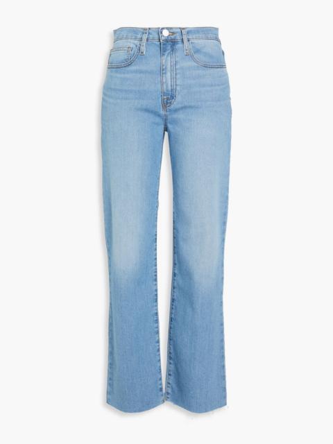 FRAME Le Jane Ankle high-rise straight-leg jeans