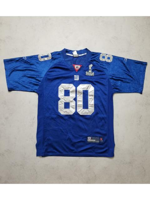 Reebok New York Giants Victor Cruz #80 Super Bowl NFL Sewn Jersey
