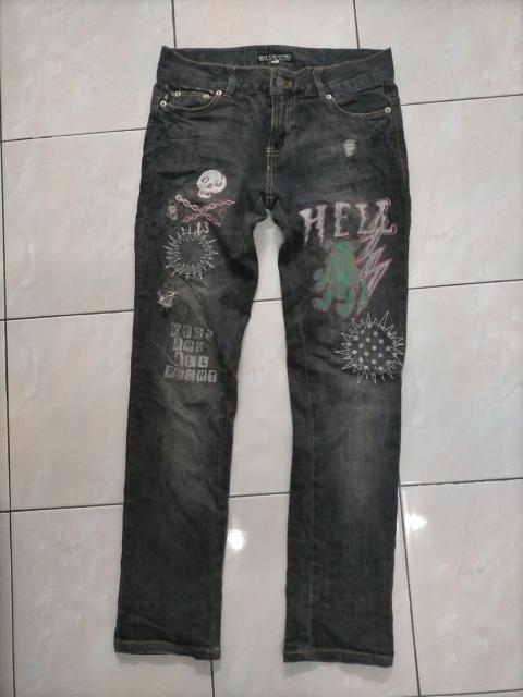 Other Designers Japanese Brand - Rare Hell Cat Punks Jeans