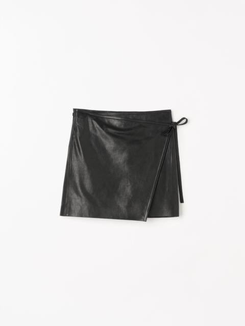 TIGER OF SWEDEN Darla Mini Leather Skirt