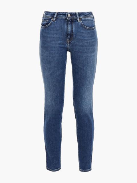 Acne Studios Climb faded mid-rise skinny jeans