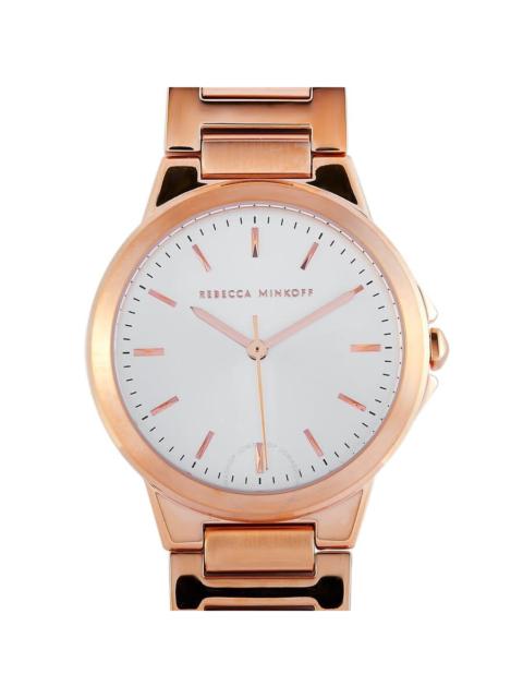 Other Designers Rebecca Minkoff Cali Quartz Silver White  Dial Ladies Watch 2200305