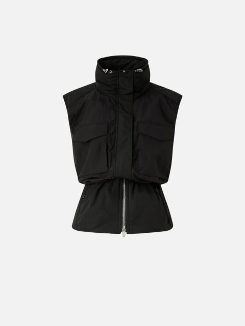 PINKO SLEEVELESS DOWN JACKET WITH DRAWSTRING