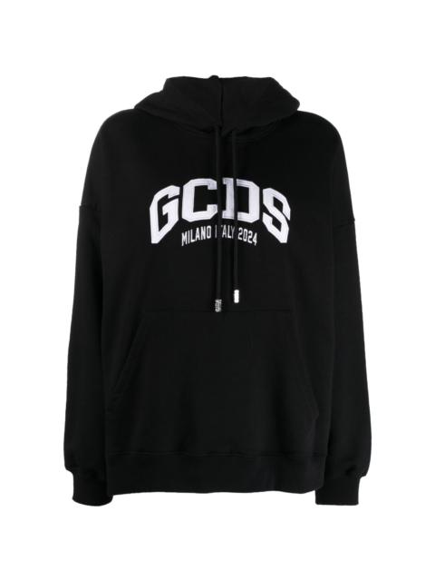 GCDS Lounge Logo cotton hoodie