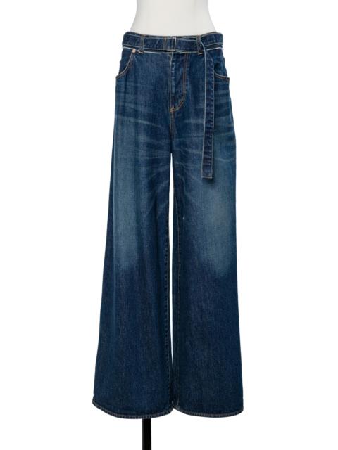 sacai Wide Denim Pants