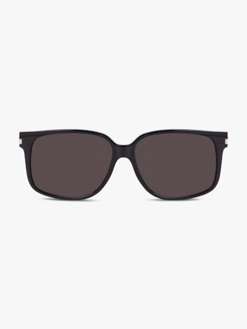 SAINT LAURENT 599 MIRAGE SUNGLASSES | BLACK
