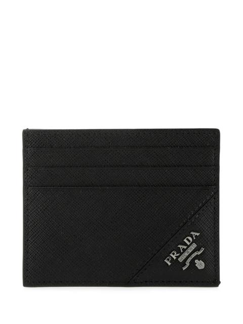 Prada Prada Men Black Leather Card Holder