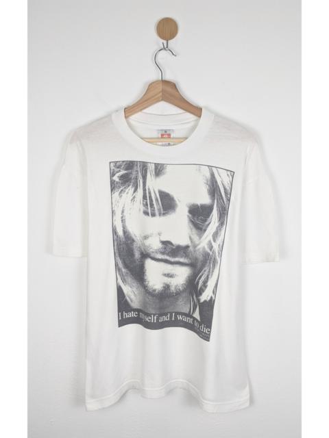 Other Designers Vintage - Vintage Kurt Cobain Nirvana 90s Quote grunge shirt
