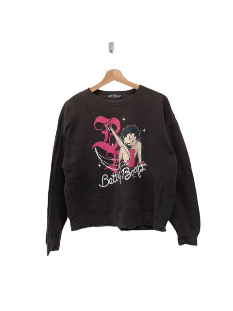 Other Designers Vintage - VINTAGE CROPPED SWEATSHIRT BETTY BOOP BIG LOGO