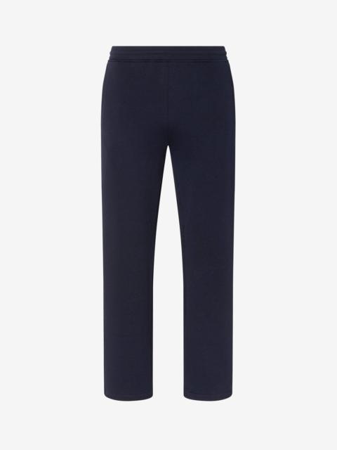 CORNELIANI Navy blue fleece joggers