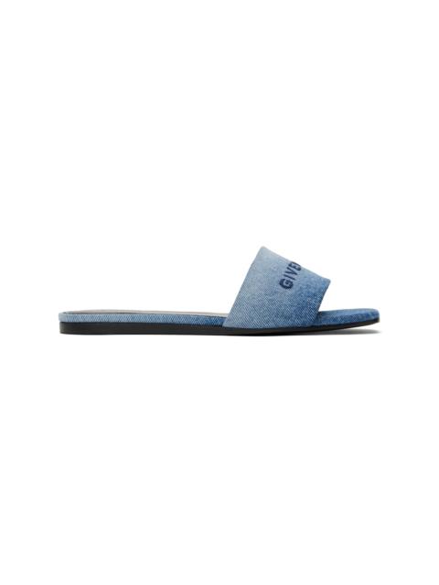 Blue 4G Flat Sandals