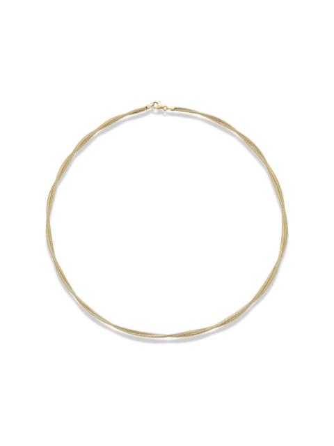 STONE AND STRAND Interwoven Gold Necklace