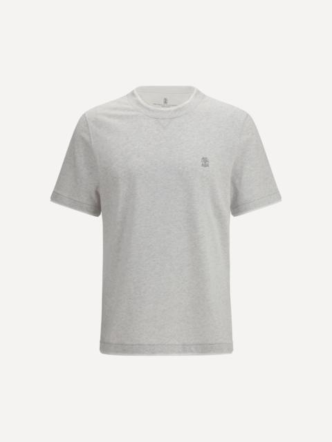 Brunello Cucinelli T-shirt in cotton with a logo
