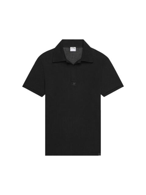 courrèges Courrèges AC Mesh Polo 'Black'