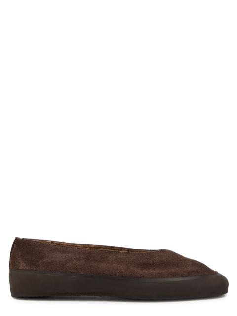 LE MONDE BÉRYL LE Monde Beryl Apres Ski Suede Ballet Flats