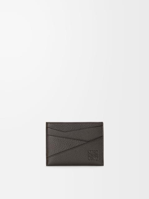 Loewe Puzzle plain cardholder in supple grained calfskin
