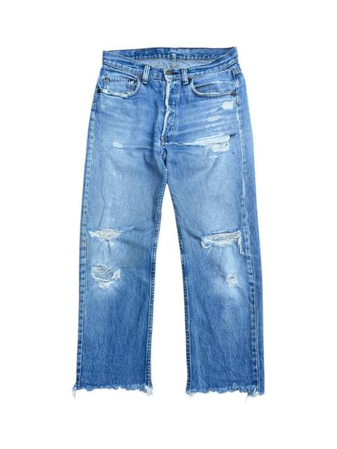 Levi's Vtg 70s Levi’s 501 Jeans - Distressed - Red Tab ® - Hem Cut