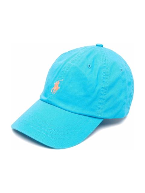 Light Blue Baseball Hat With Contrasting Pony