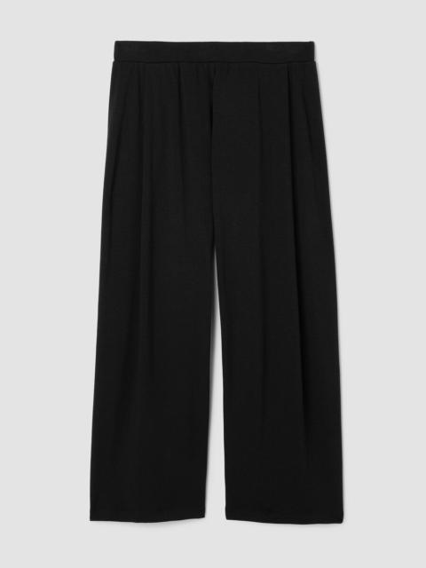EILEEN FISHER Cozy Brushed Terry Hug Straight Pant
