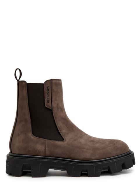 Moncler Moncler Peak City Suede Chelsea Boots