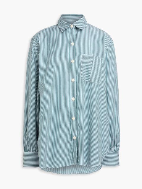 rag & bone Maxine striped cotton-poplin shirt