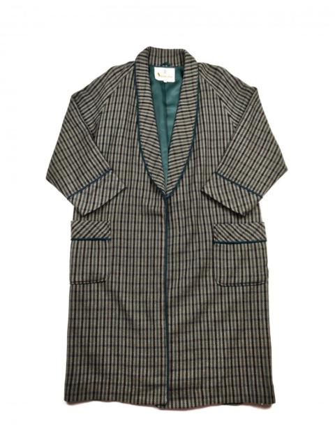 Other Designers Aquascutum - Long Coat Checkered Jacket