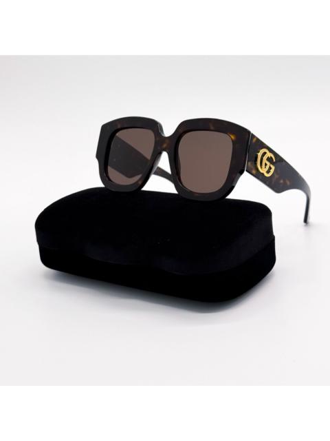 GUCCI New Gucci Havana Brown Women Sunglasses GG1546S 002