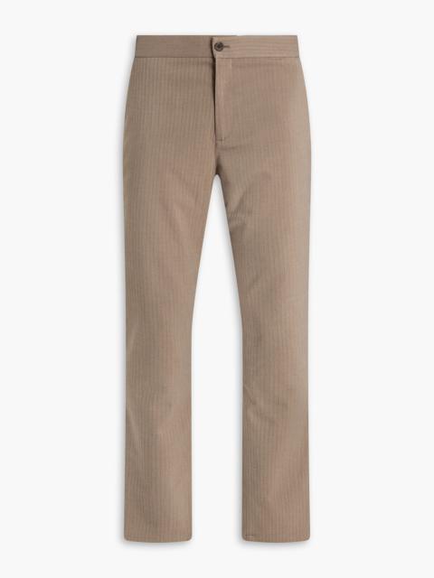 PAIGE Stafford slim-fit herringbone jacquard pants